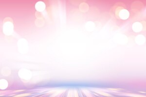 Purple pink bokeh background, glowing and shimmering wallpaper design in 3d illustration