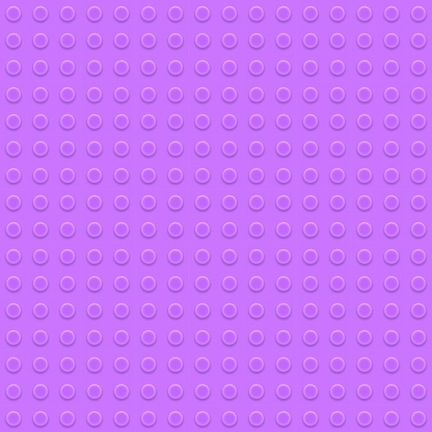 Purple plastic constructor seamless pattern Vector