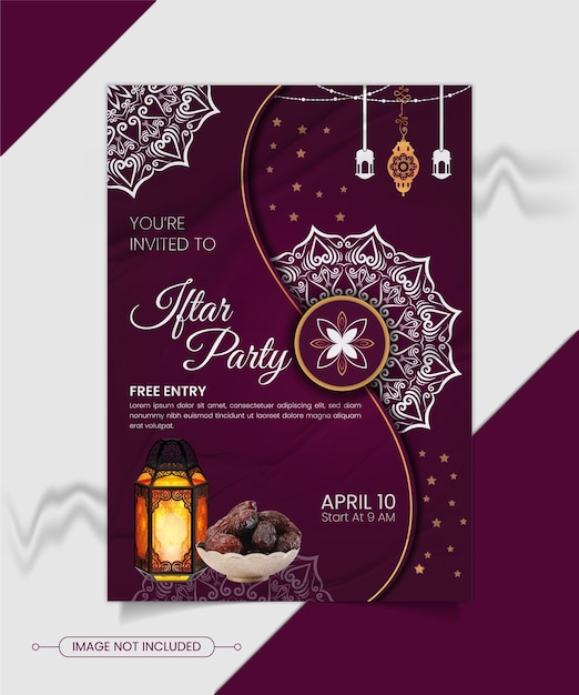 Vector a purple poster for the party party with a spider web on the top