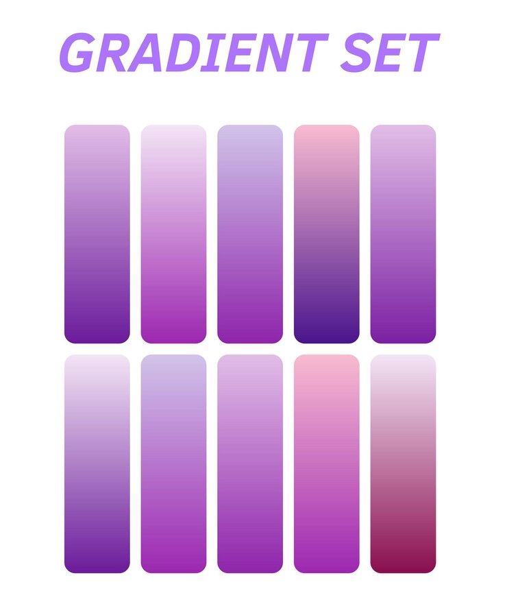 Vector a purple and purple poster for a set of squares set