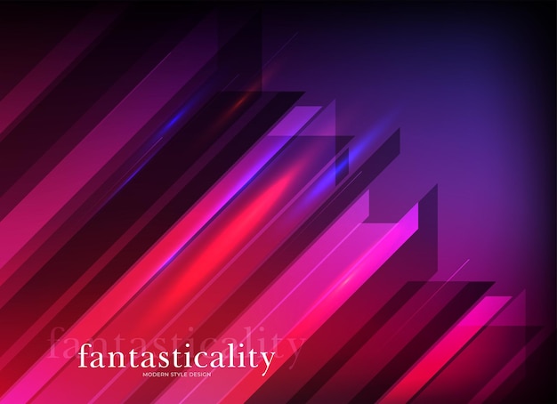 A purple and purple poster that says fantasticity.
