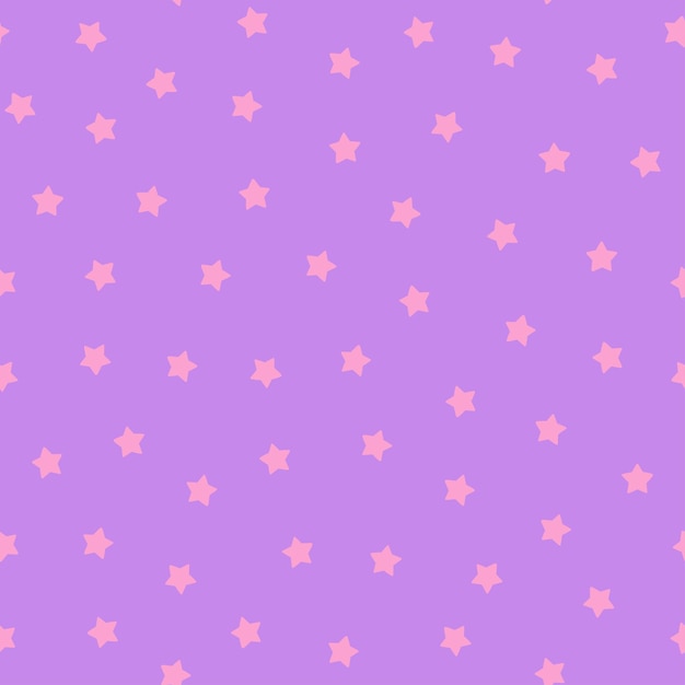 Purple seamless pattern witb pink small hearts