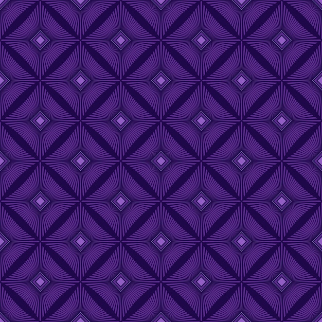 Vector purple seamless vector background with abstract squares