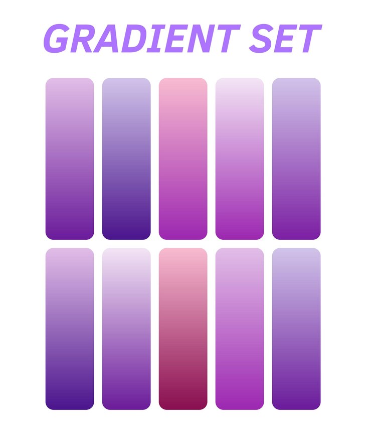 Vector a purple set of squares with the purple and purple stripes