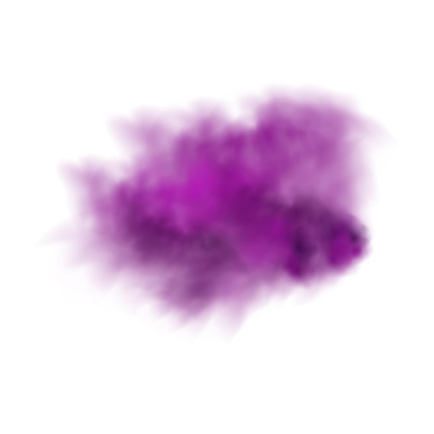紫の煙または霧