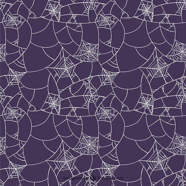 Vector purple spider web pattern