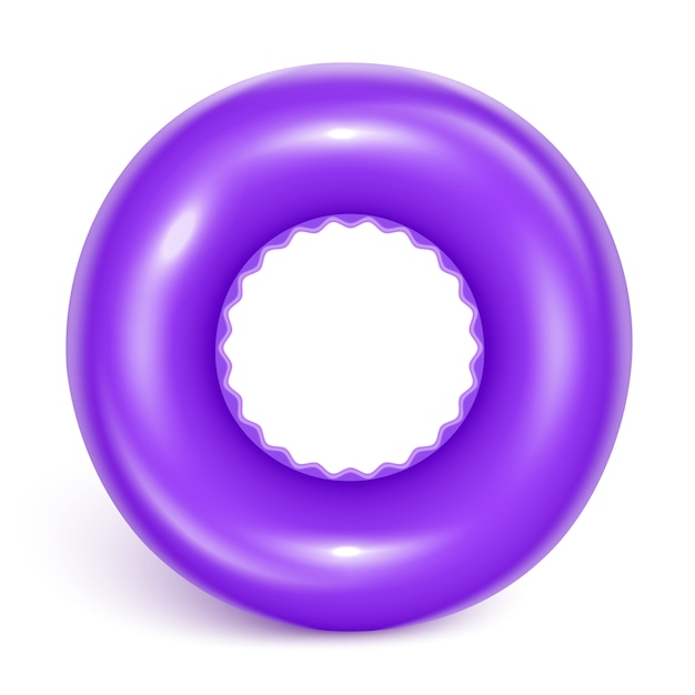 Purple swimming circle