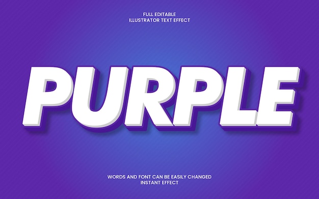 Purple Text Effect