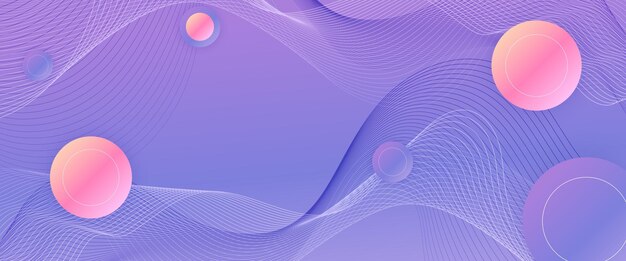 Фиолетово-фиолетовый и розовый вектор минималистский простой абстрактный геометрический баннер Элемент графического дизайна современная концепция стиля для фона баннера флаера карты обои или брошюры