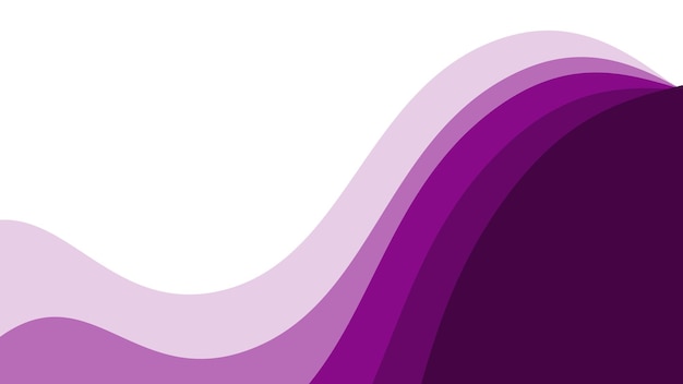 Vector purple wave element vector image for backdrop or presentation