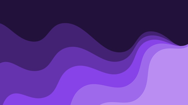 Vector purple wave element vector image for backdrop or presentation