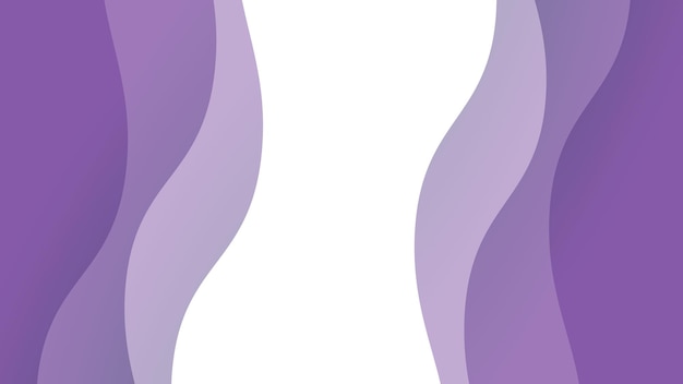 Purple wave element vector image for backdrop or presentation