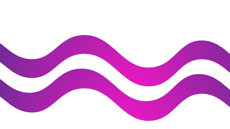 Vector purple wave element vector image for backdrop or presentation