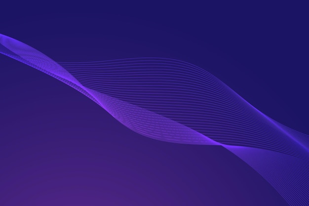 A purple wave with a blue background