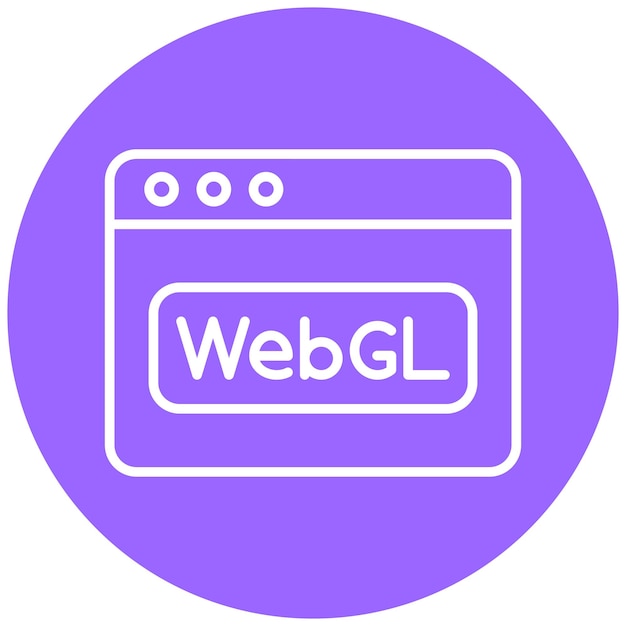 '웹'이라는 단어가 새겨진 보라색과 색의 로고