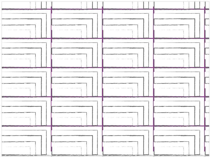 Vector a purple and white wall with a white pattern of squares