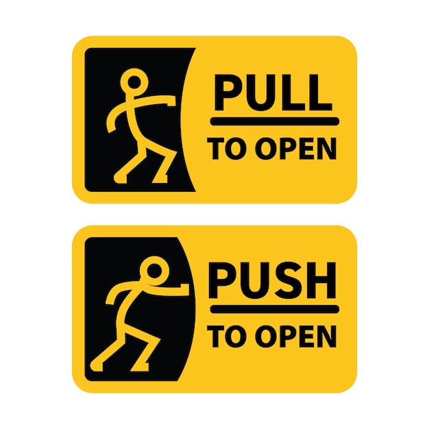 push to open