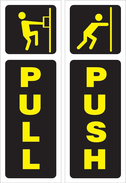 push-pull teken