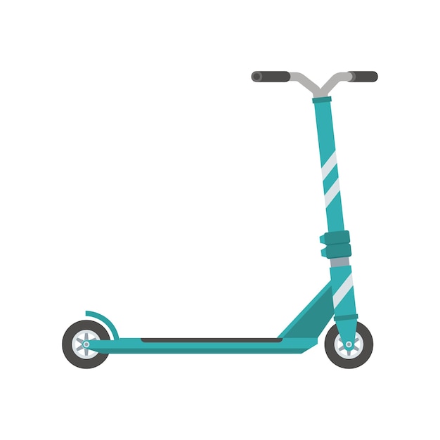 Vector push scooter illustration