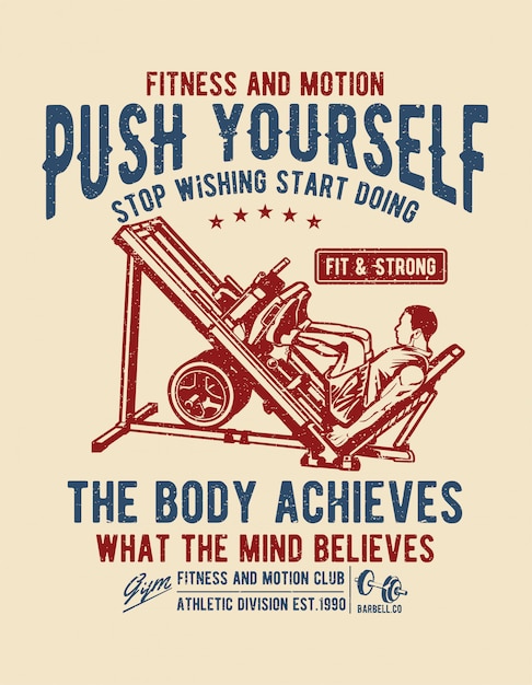 Push yourself poster