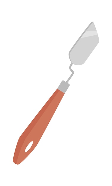 Putty knife Painter Art Tool Vector illustration