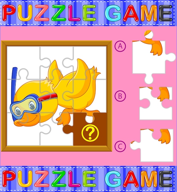 Puzzel educatie spel