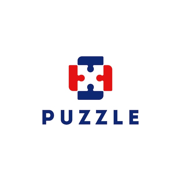 puzzel logo vector en pictogram