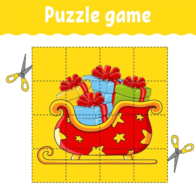 Puzzelspel voor kinderen.