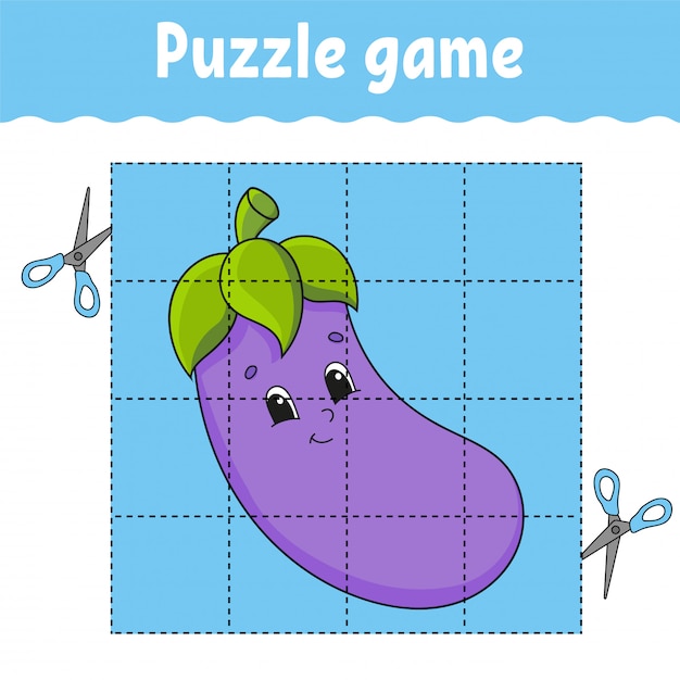 Puzzelspel voor kinderen.