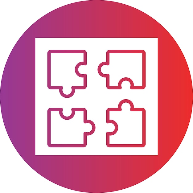 Puzzle Icon Stijl