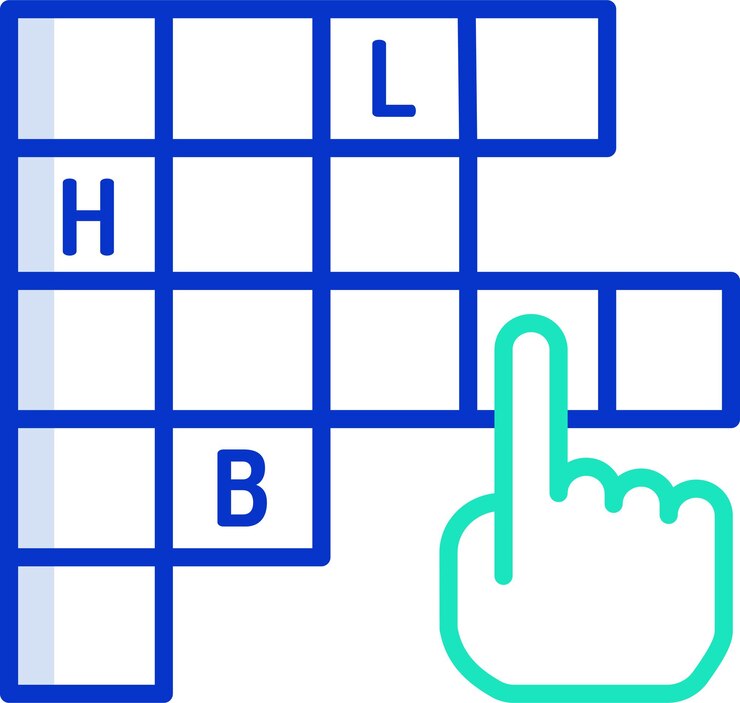 Vector puzzle outline color vector illustration