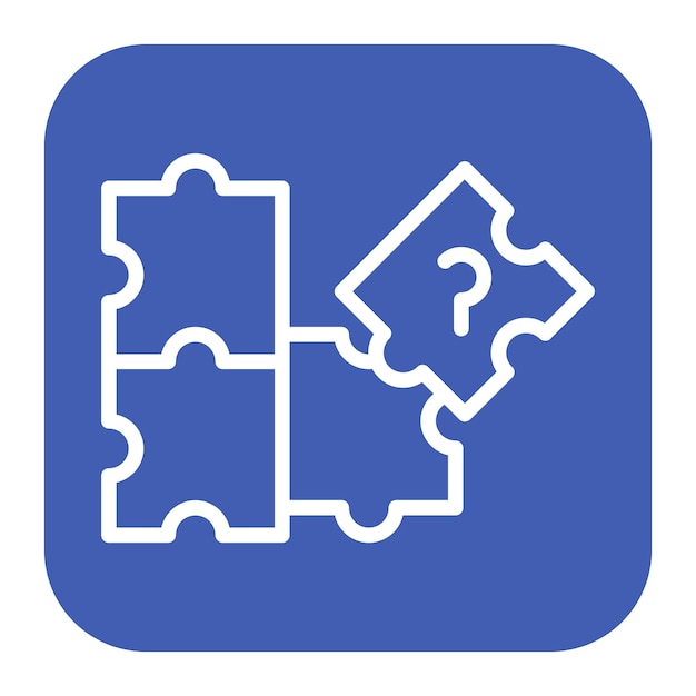 Puzzle Quest icon vector image Can be used for Game Design