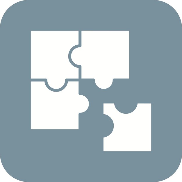 Puzzle vector icon Can be used for Children Toys iconset