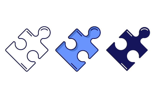 puzzle vector icon