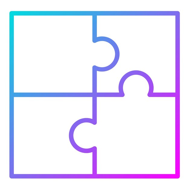 パズルベクトルイラストのスタイル