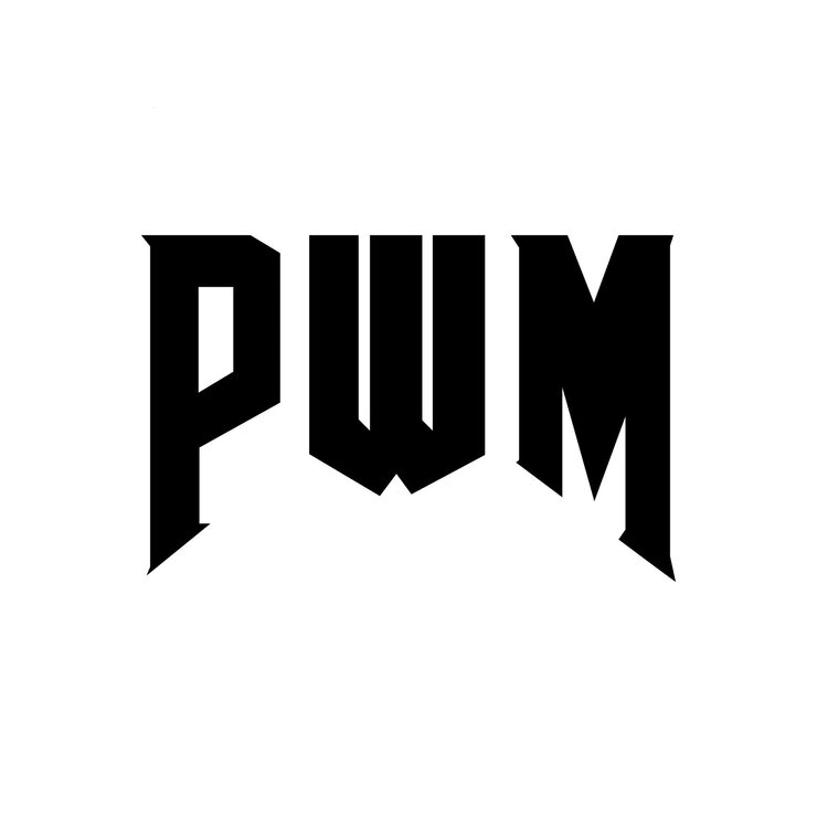 Vector pwm letter logo design for technology company pwm logo design black and white color combination pwm logo pwm vector pwm design pwm icon pwm alphabet pwm typography logo design