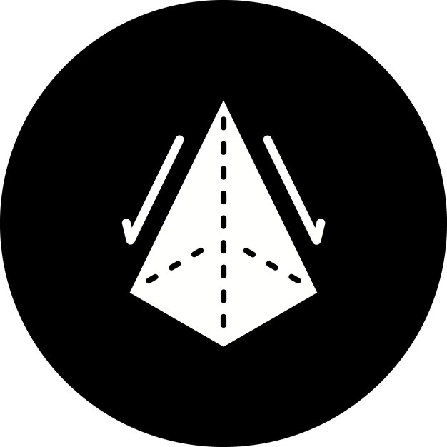 Vector pyramid icon