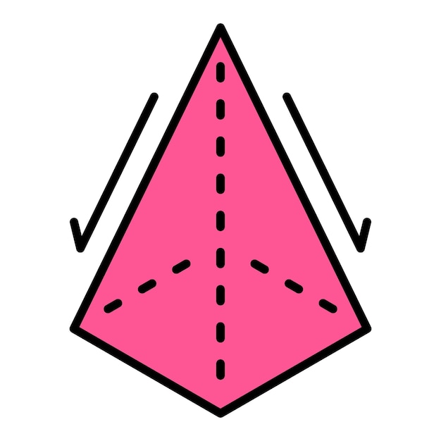 Vector pyramid icon