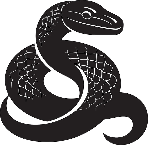 Vettore python brush strokes a vector illustration primer l'illustrazione vettoriale del viaggio creativo di python