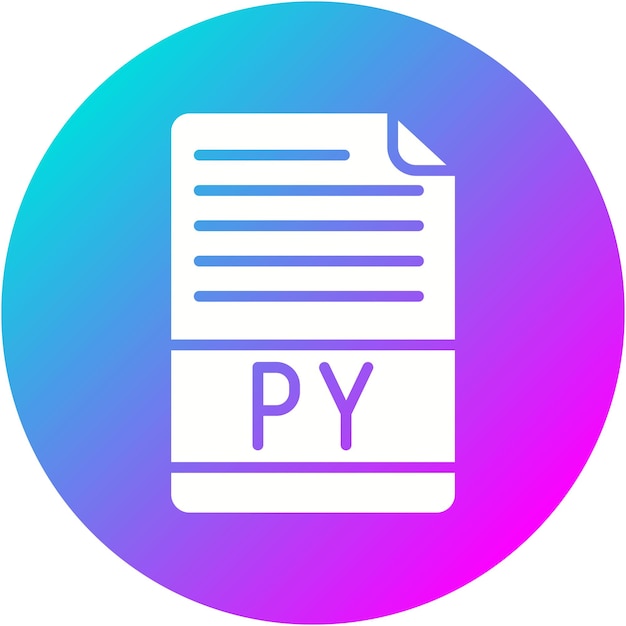 Python file vector icon can be used for computer programming iconset