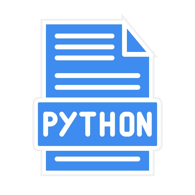 Pythonのアイコンベクトル画像はデータサイエンスに使用できます