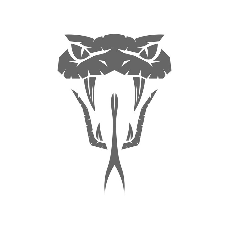 Premium Vector | Python logo icon design illustration