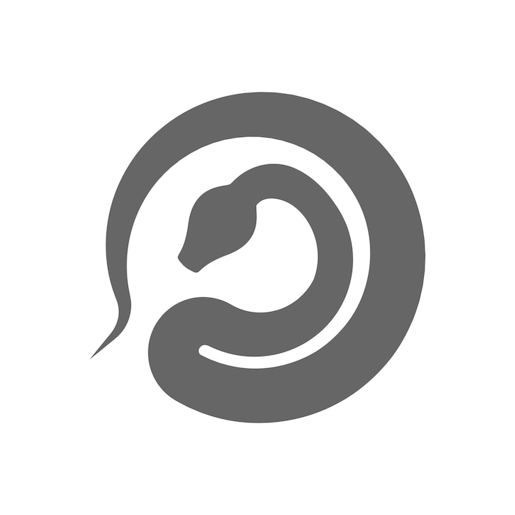 Vector python logo icon design illustration
