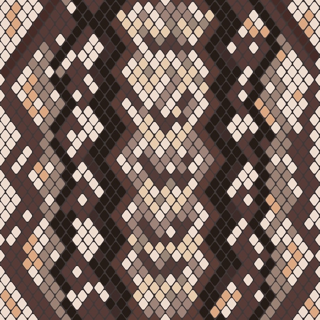 Python snake skin seamless pattern