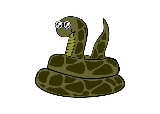 Python Snake Vector