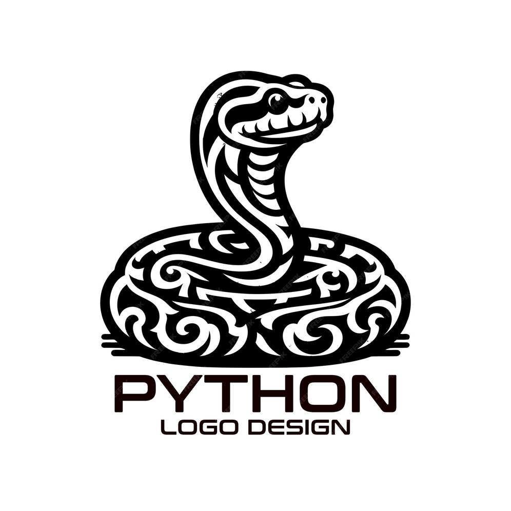 Premium Vector | Python Vector Logo Design