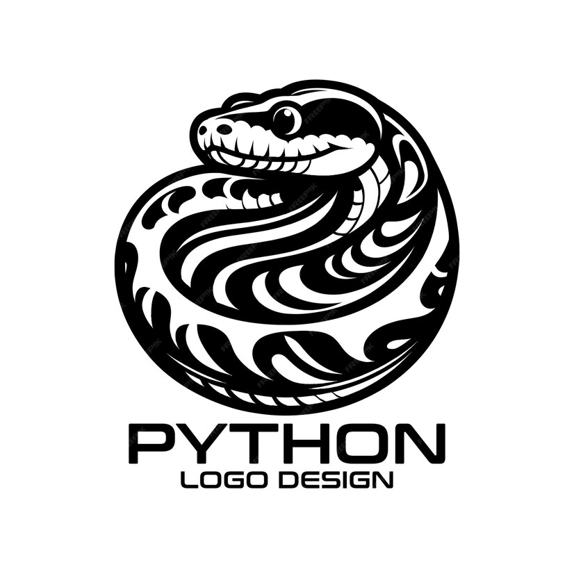 Premium Vector | Python Vector Logo Design