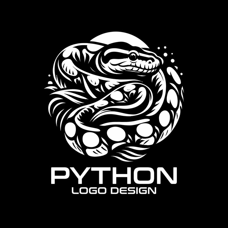 Vector python vector logo design