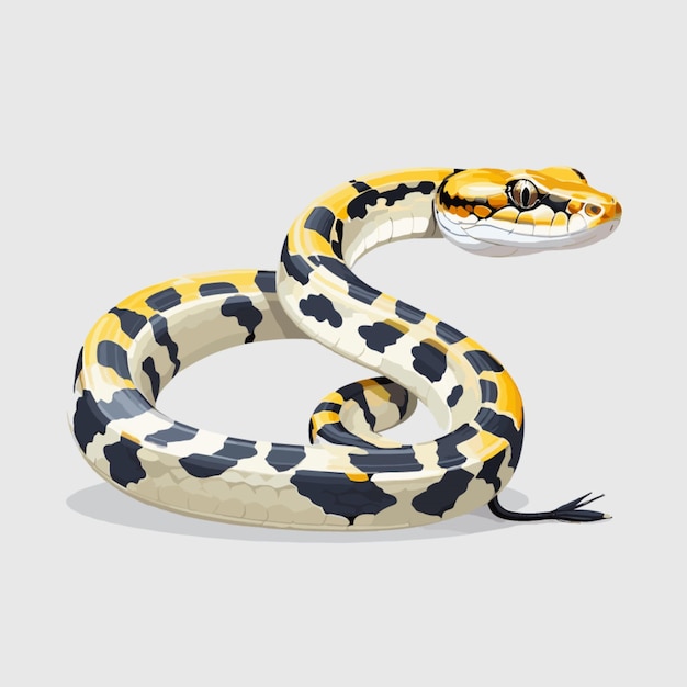Vector pythons vector on a white background