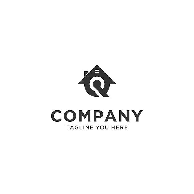 Q home constructions logo designs
